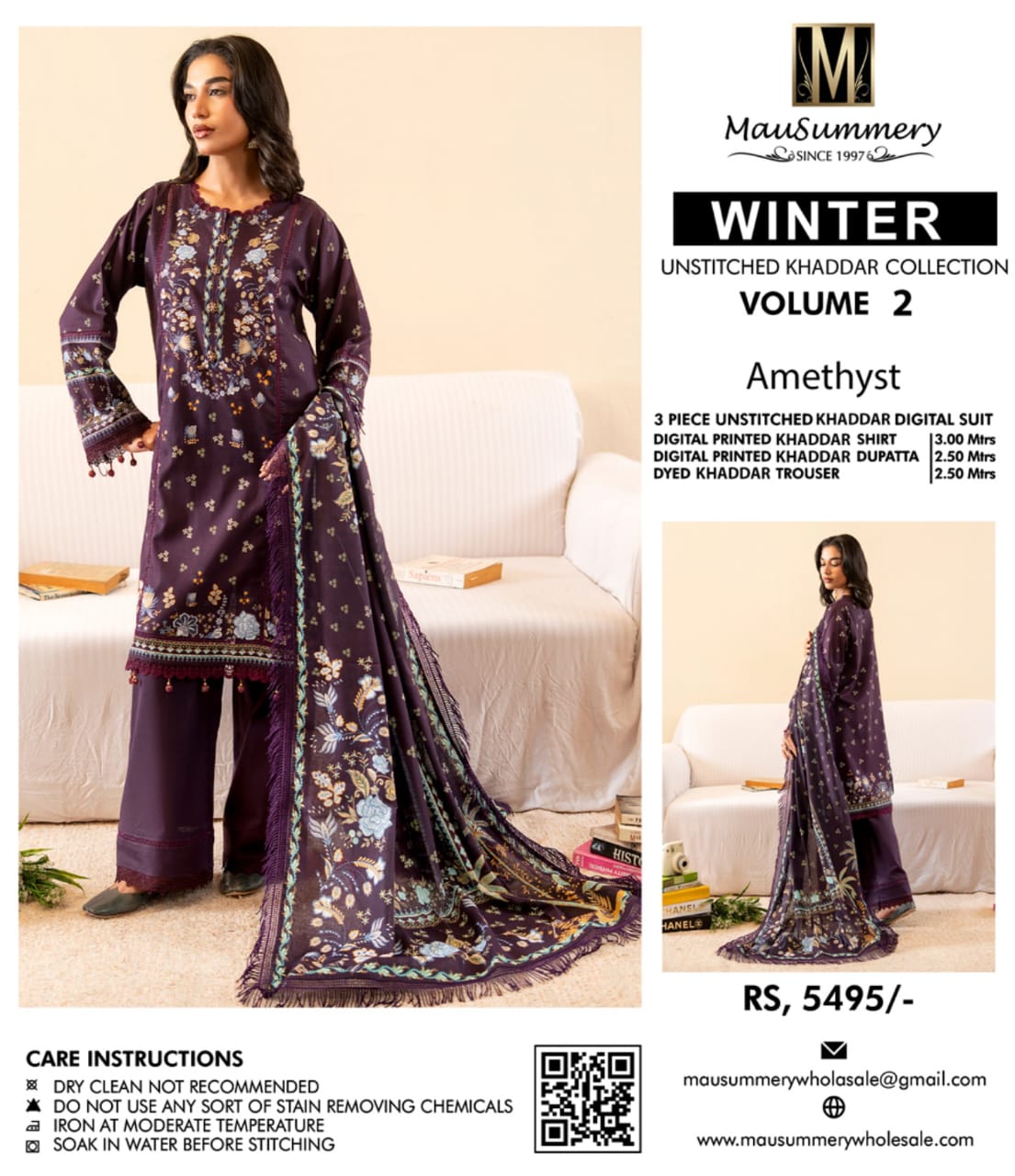 Mausummery Khadder 3 pcs